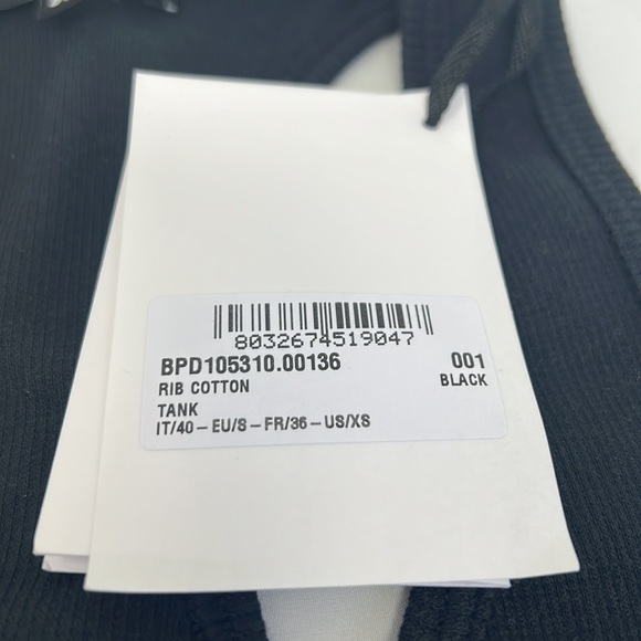 BALMAIN**Black Racerback Tank Top***Small ***$345 - Picture 4 of 6